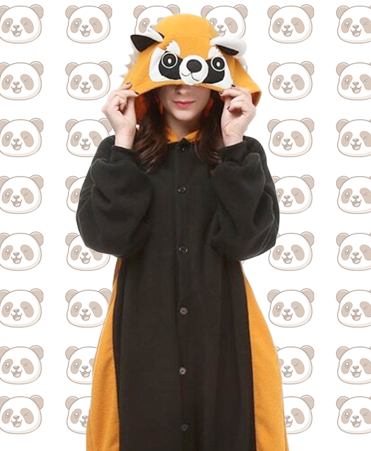 red panda onesie