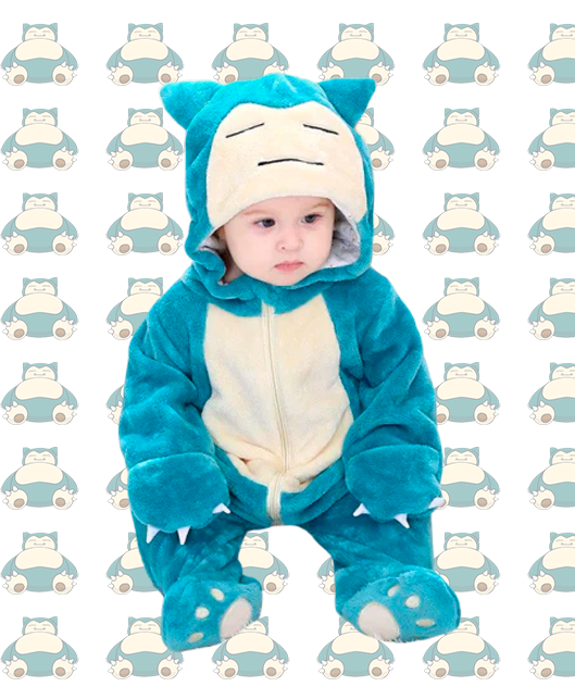 snorlax onesie baby
