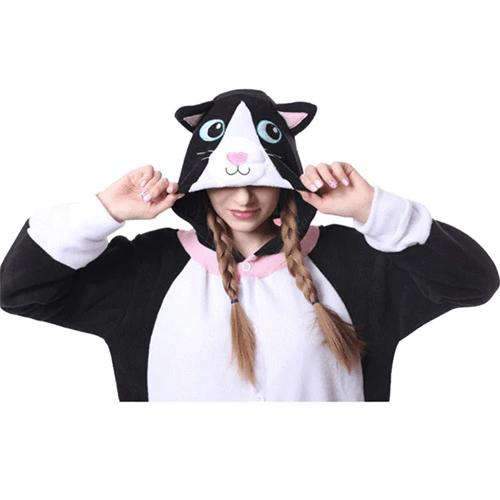 black cat onesie