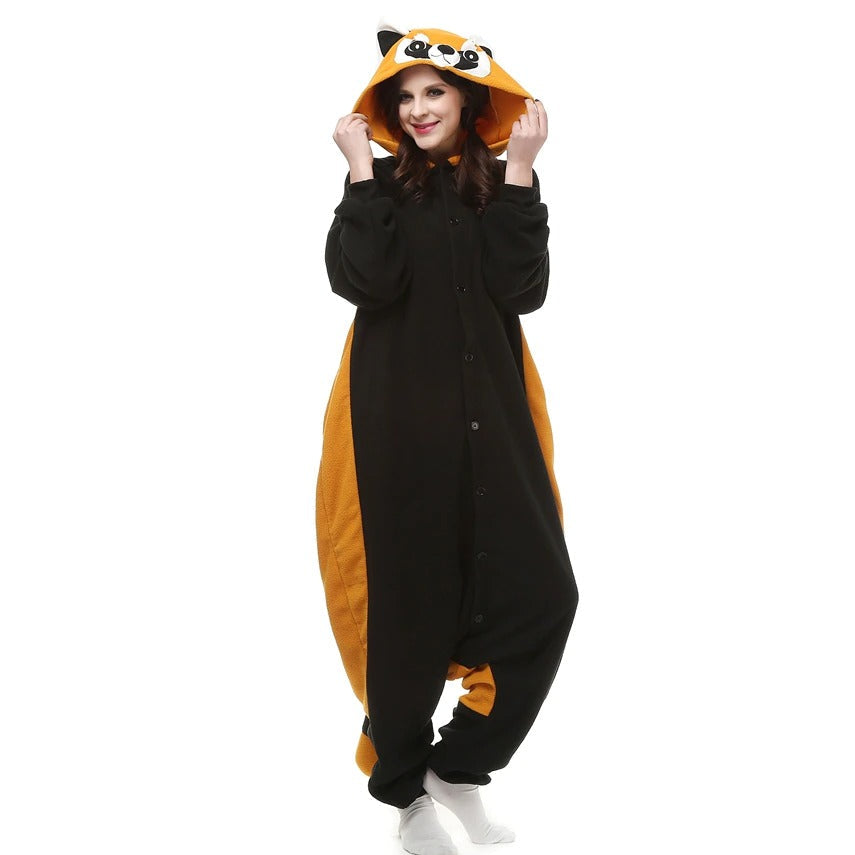 red panda onesie adults