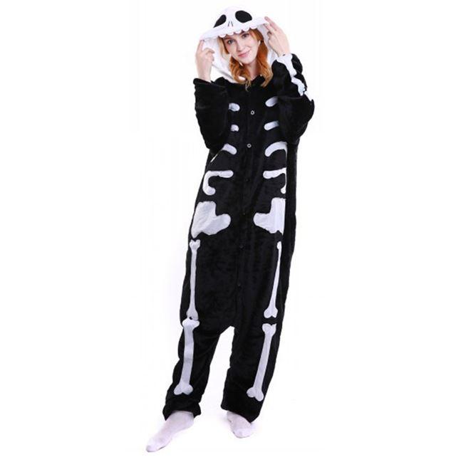 skeleton onesie