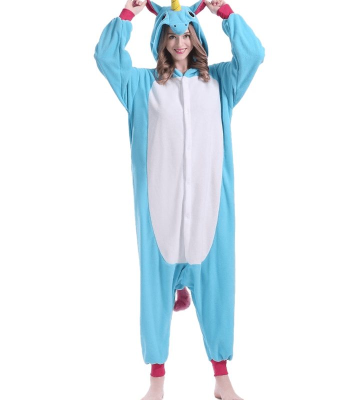 blue unicorn onesie