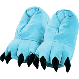 2) Turquoise Claw Slippers - 12K - 3