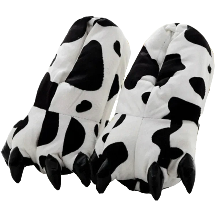 2) Cow Claw Slippers