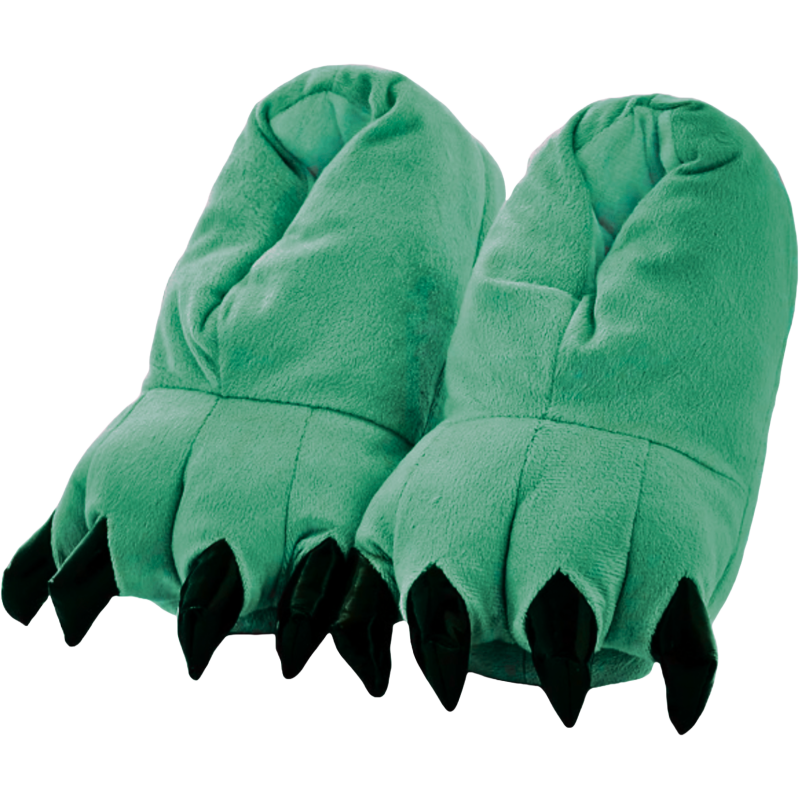 2) Green Claw Slippers