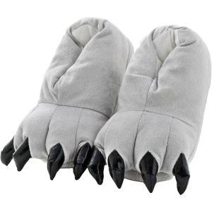 2) Grey Claw Slippers - 12K - 3