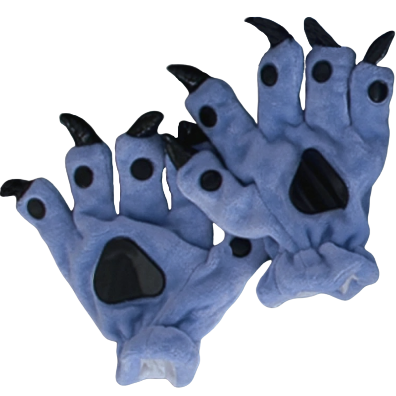 3) Blue Claw Gloves
