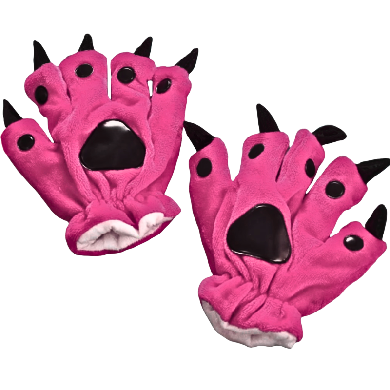 3) Fuchsia Claw Gloves