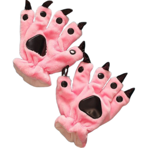 3) Pink Claw Gloves