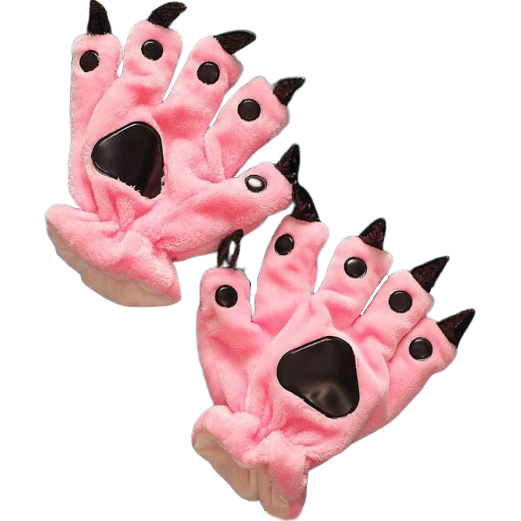 3) Pink Claw Gloves