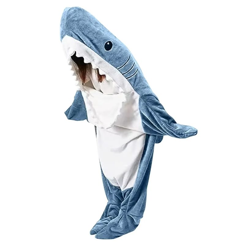 Blue Shark Blanket Onesie