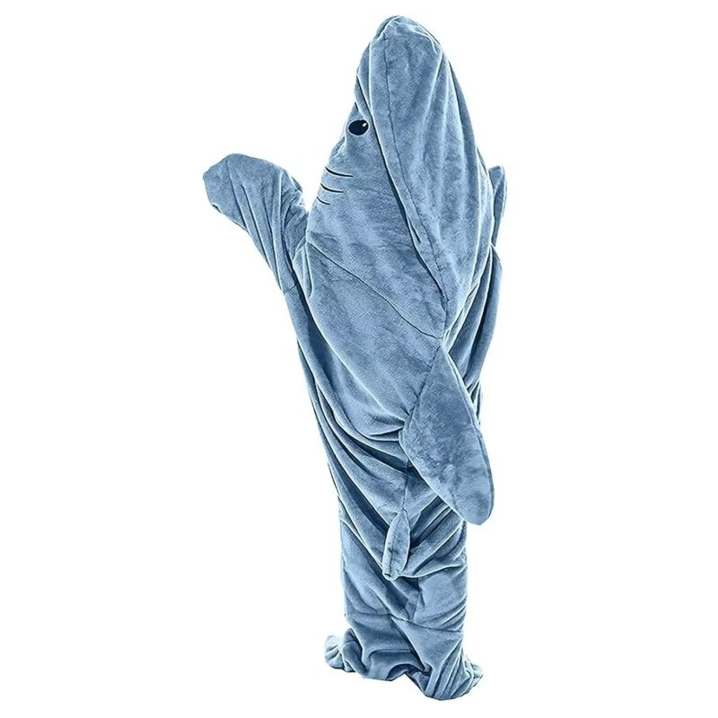 Blue Shark Blanket Onesie Blue Shark Blanket Onesie