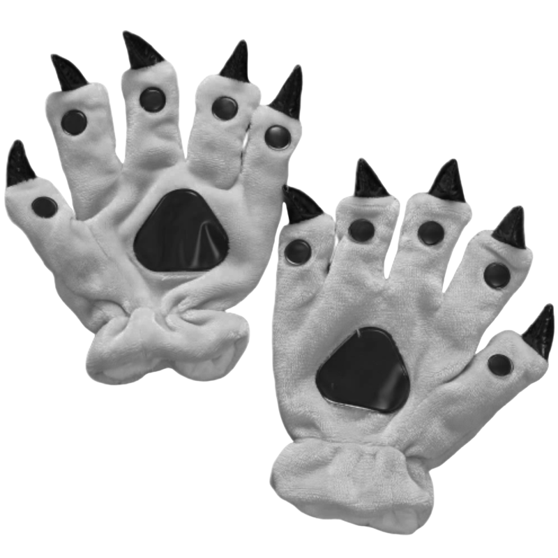 Grey Claw Gloves