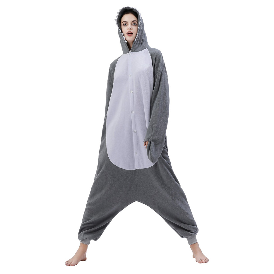 Grey Shark Onesie