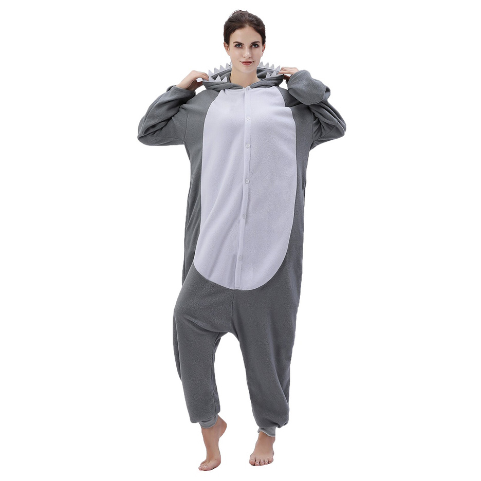 Grey Shark Onesie