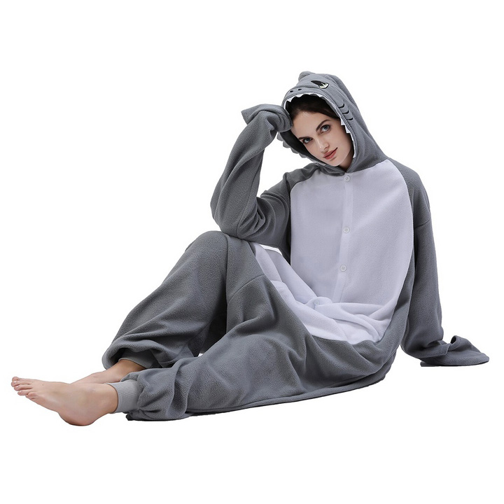 Grey Shark Onesie