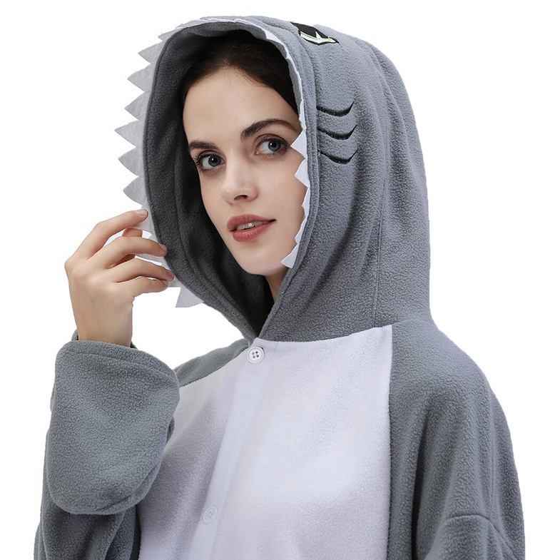 Grey Shark Onesie