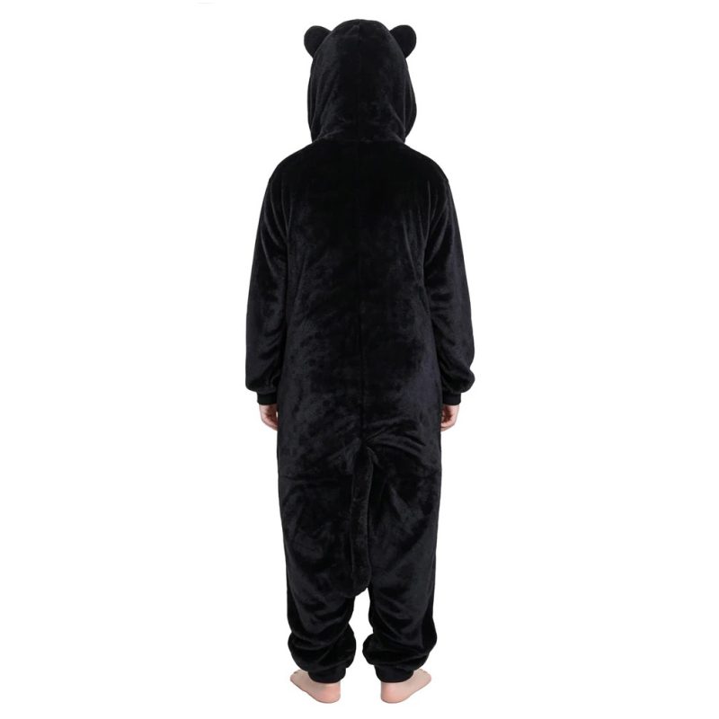 Kids Black Cat Onesie Kids Black Cat Onesie