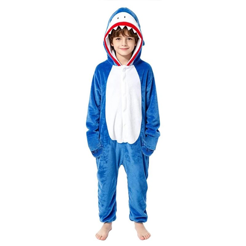 Kids Blue Shark Onesie