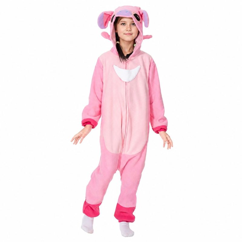 Kids Pink Stitch Onesie