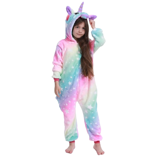 Kids Unicorn Zip Up Onesie