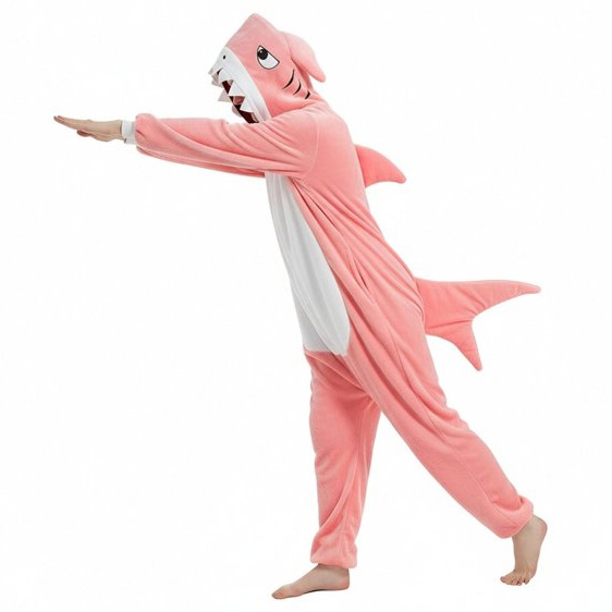 Pink Shark Onesie