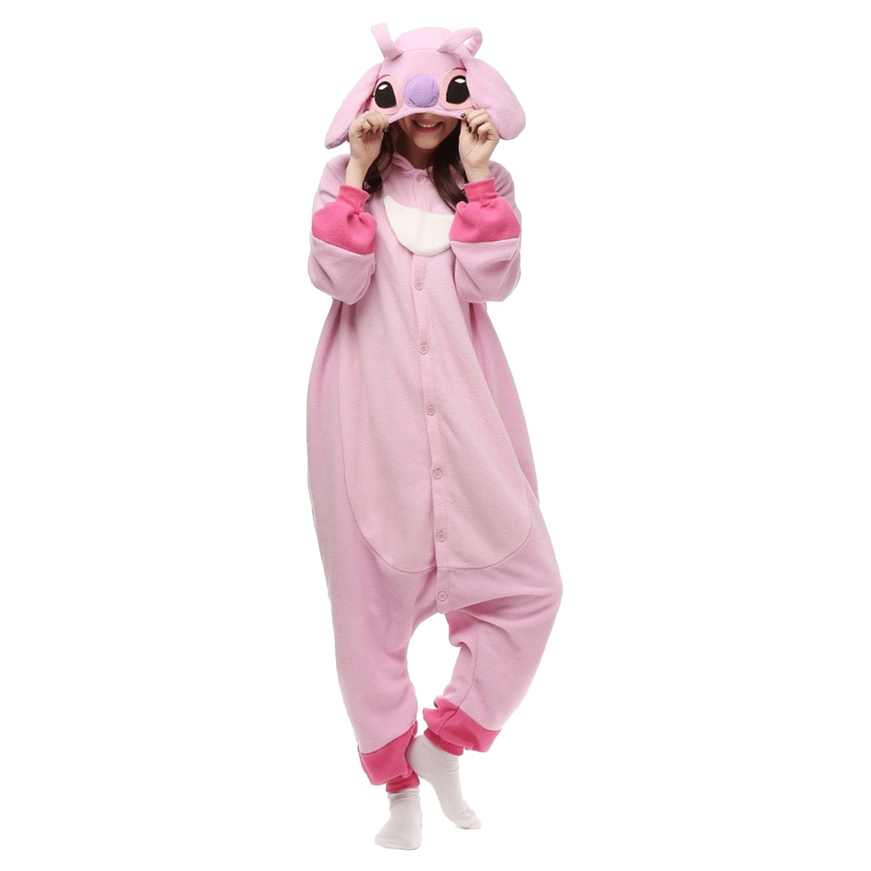 Pink Stitch Onesie