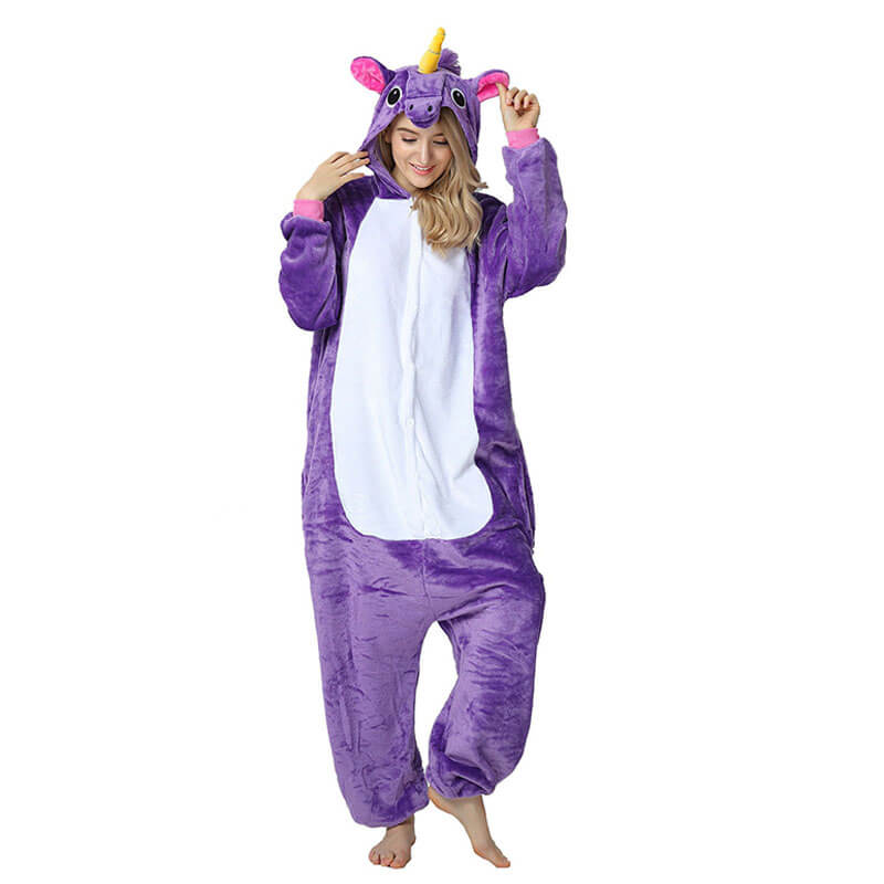 purple unicorn onesie for adults