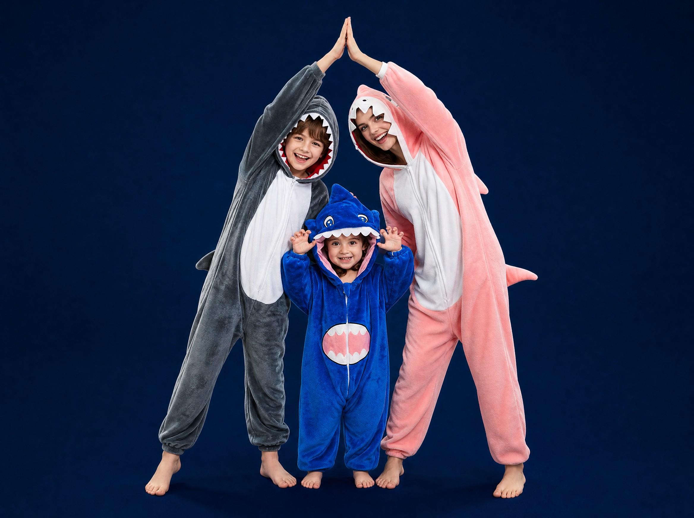 shark onesies collection