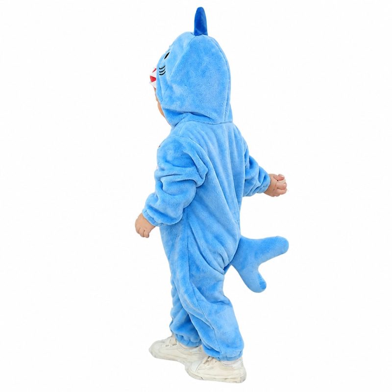 Baby Bright Blue Shark Onesie Baby Bright Blue Shark Onesie