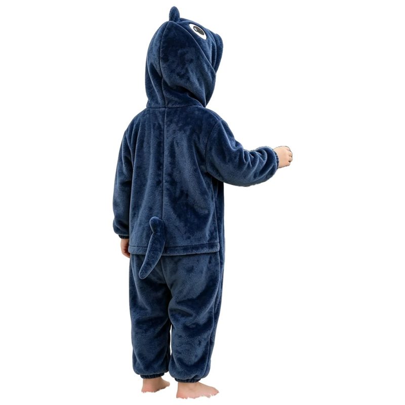 Baby Navy Blue Shark Onesie Baby Navy Blue Shark Onesie