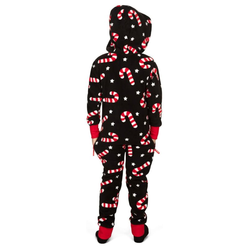 Kids Candy Cane Onesie Kids Candy Cane Onesie