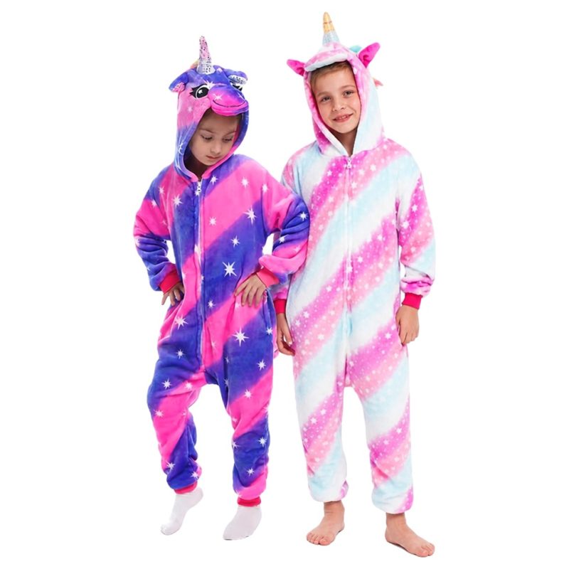 Kids Colourful Unicorn Onesie